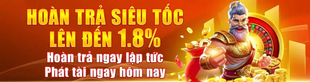 Hoàn trả casino bét 168